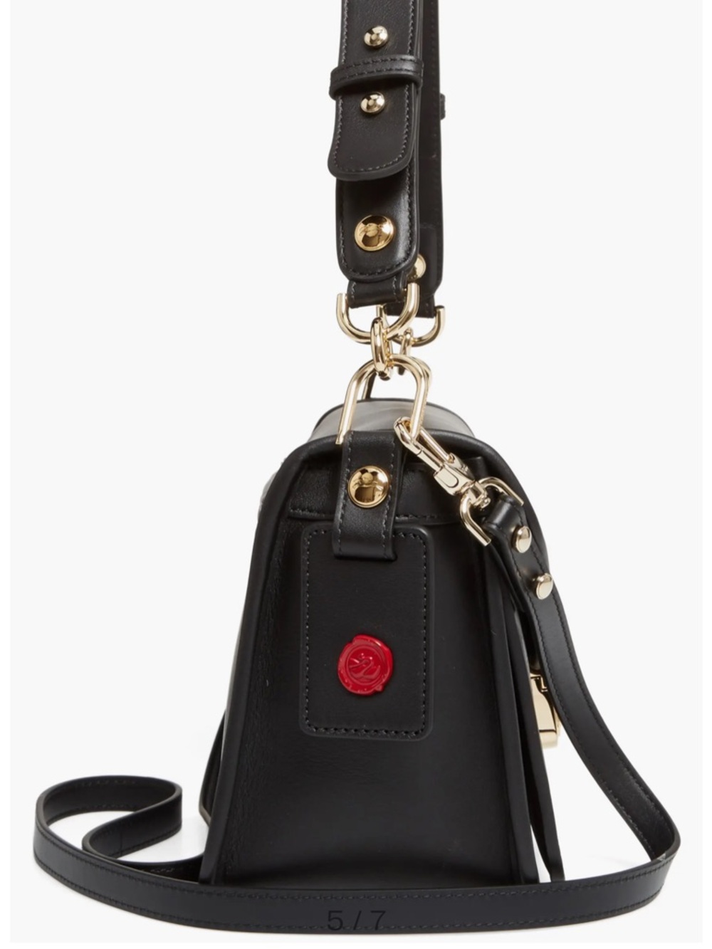 Longchamp Mademoiselle Calfskin Leather Crossbody Bag - Picture 6 of 13